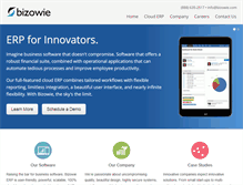 Tablet Screenshot of bizowie.com